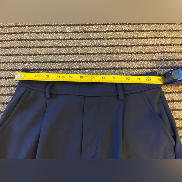 Halara Navy Wide Leg Pants Pleated Trousers Size S - Picture 4 of 10